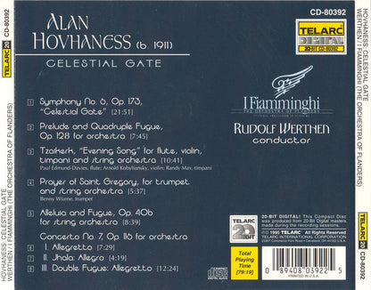 HOVHANESS: CELESTIAL GATE - I Fiamminghi, The Orchestra Of Flanders, Rudolf Werthen ‎