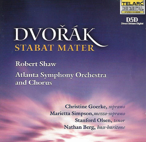 DVORAK: STABAT MATER - Robert Shaw, Atlanta Symphony Orchestra (2 CDs)