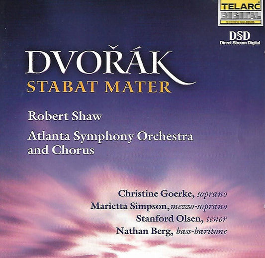 DVORAK: STABAT MATER - Robert Shaw, Atlanta Symphony Orchestra (2 CDs)