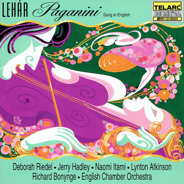 LEHAR: PAGANINI (COMPLETE, SUNG IN ENGLISH) - Bonynge, English Chamber Orchestra