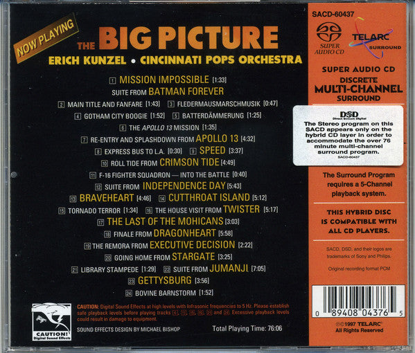The Big Picture - Erich Kunzel & Cincinnati Pops Orchestra (Hybrid SACD)