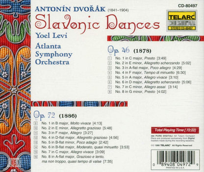 DVORAK: SLAVONIC DANCES - Atlanta Symphony Orchestra, Yoel Levi