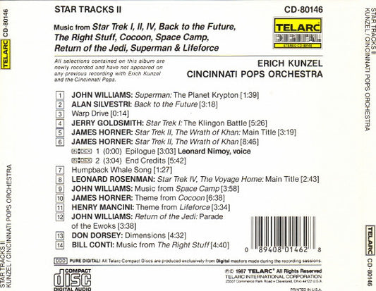 STAR TRACKS II - Erich Kunzel, Cincinnati Pops Orchestra