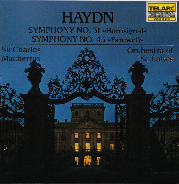 HAYDN: SYMPHONIES NO. 31 & 45 - Mackerras, Scottish National Orchestra