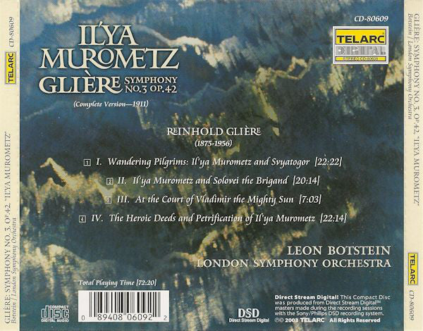 GLIERE: Symphony No. 3, "Il'Ya Murometz" - Botstein, London Symphony Orchestra