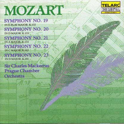 MOZART: SYMPHONIES NO. 19-23 - Charles Mackerras, Prague Chamber Orchestra