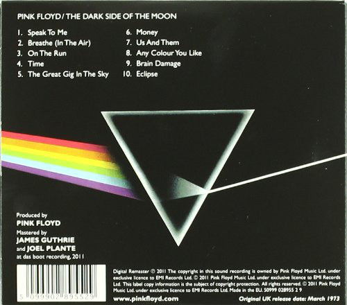 PINK FLOYD: Dark Side Of The Moon (CD - Remastered) – ClassicSelect World