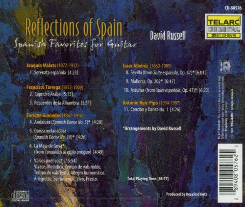 REFLECTIONS OF SPAIN - David Russell, guitar