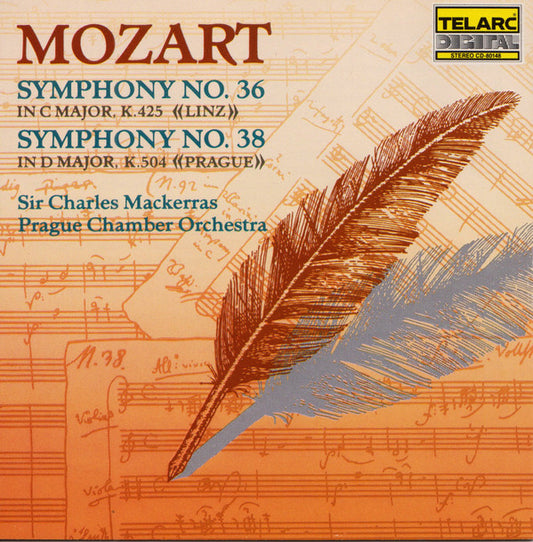 MOZART: SYMPHONIES NO. 36 & 38 - Prague Chamber Orchestra, Charles Mackerras