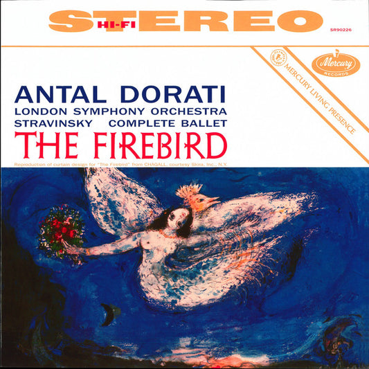 STRAVINSKY: THE FIREBIRD - ANTAL DORATI, LONDON SYMPHONY ORCHESTRA (180 GRAM VINYL LP)
