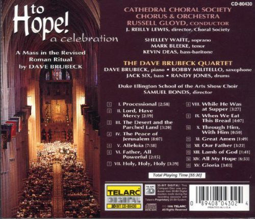 DAVE BRUBECK: TO HOPE! A CELEBRATION (MASS AT THE NATIONAL CATHEDRAL)