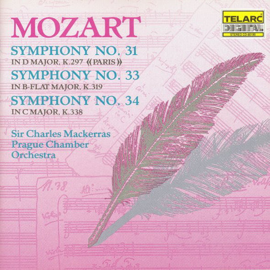 MOZART: SYMPHONIES NO. 31, 33, 34 - Mackerras, Prague Chamber Orchestra