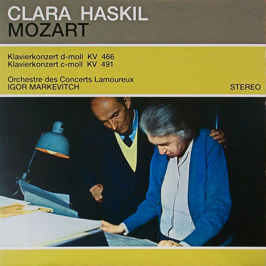 MOZART: PIANO CONCERTOS K466 & K491 - CLARA HASKIL, IGOR MARKEVITCH, ORCHESTRE DES CONCERTES LAMOREUX (180 GRAM VINYL LP)