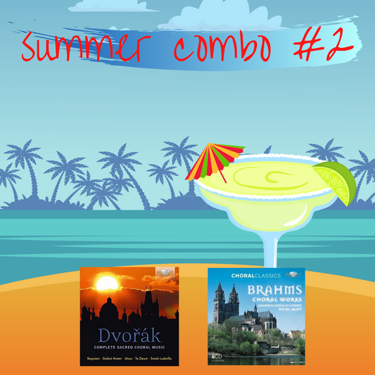 SUMMER COMBO #2: BRAHMS CHORAL WORKS + DVORAK CHORAL WORKS (13 CD)