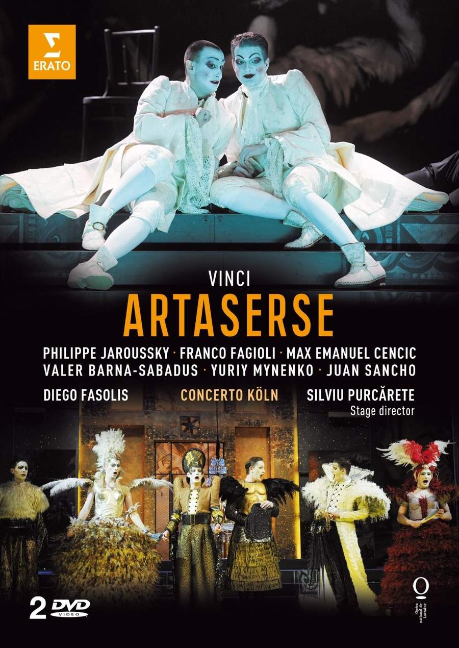 VINCI: Artaserse - Jaroussky, Fagioli, Concerto Koln (2 DVDs)