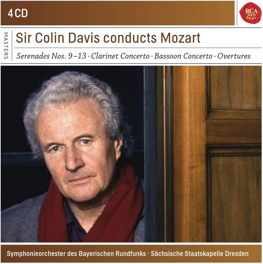 MOZART: SERENADES & OVERTURES - Colin Davis, Bavarian Radio Symphony Orchestra (4 CDs)