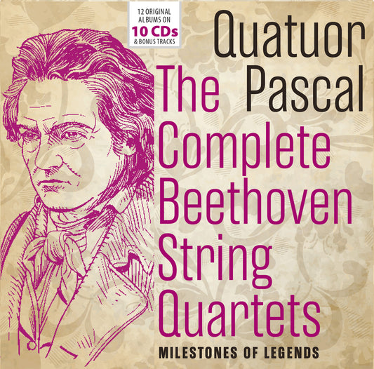 BEETHOVEN: THE COMPLETE STRING QUARTETS - QUATUOR PASCAL (10 CDS)