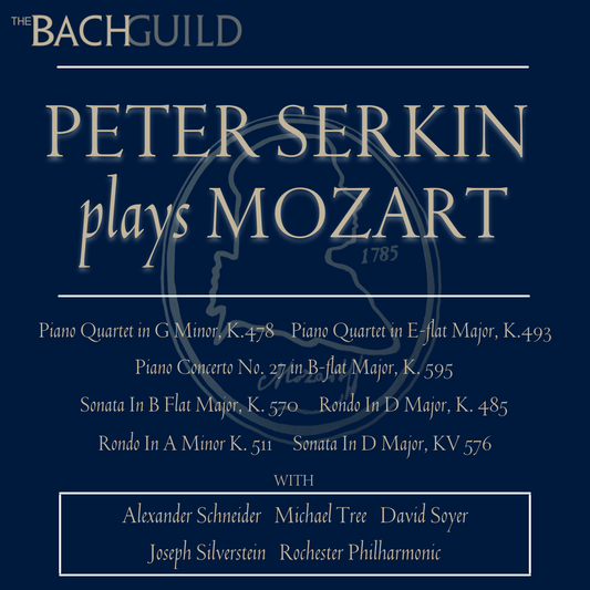 PETER SERKIN PLAYS MOZART (2 HOUR DIGITAL DOWNLOAD)