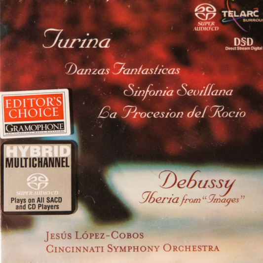 MUSIC OF TURINA AND DEBUSSY - Jesus Lopez-Cobos, Cincinnati Symphony (Hybrid SACD)